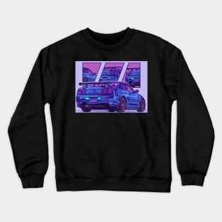 Skyline Gtr R34 car sport Crewneck Sweatshirt